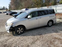 Salvage cars for sale at Knightdale, NC auction: 2011 Nissan Quest S