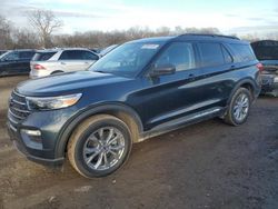 Salvage cars for sale at Des Moines, IA auction: 2023 Ford Explorer XLT