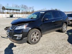 Salvage cars for sale at Spartanburg, SC auction: 2017 Chevrolet Traverse LT