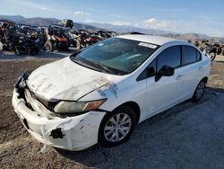 Salvage cars for sale from Copart North Las Vegas, NV: 2012 Honda Civic LX