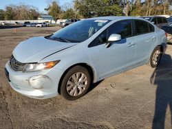 Salvage cars for sale from Copart Eight Mile, AL: 2012 Honda Civic LX