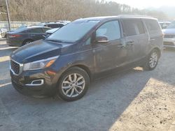 Salvage cars for sale at Hurricane, WV auction: 2021 KIA Sedona LX