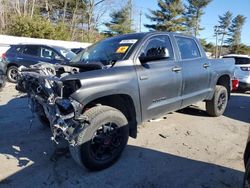 Salvage cars for sale from Copart Exeter, RI: 2020 Toyota Tundra Crewmax SR5