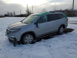 Salvage cars for sale from Copart Montreal Est, QC: 2016 Honda Pilot Touring