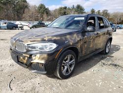Salvage cars for sale at Mendon, MA auction: 2015 BMW X5 XDRIVE50I