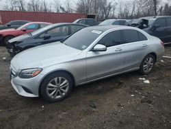 Salvage cars for sale from Copart Baltimore, MD: 2019 Mercedes-Benz C 300 4matic