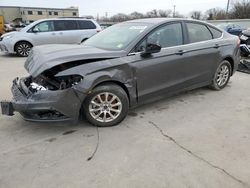 Salvage cars for sale from Copart Wilmer, TX: 2018 Ford Fusion S