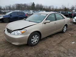 Salvage cars for sale from Copart Chalfont, PA: 2002 Toyota Camry LE