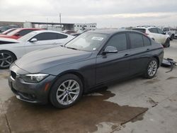 Salvage cars for sale at Grand Prairie, TX auction: 2017 BMW 320 I
