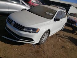 Volkswagen salvage cars for sale: 2016 Volkswagen Jetta S