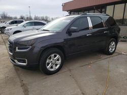 Salvage cars for sale from Copart Fort Wayne, IN: 2016 GMC Acadia SLE