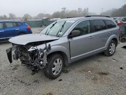 Salvage cars for sale from Copart Riverview, FL: 2017 Dodge Journey SE