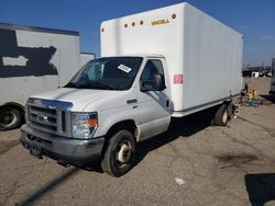 Salvage trucks for sale at Woodhaven, MI auction: 2016 Ford Econoline E450 Super Duty Cutaway Van