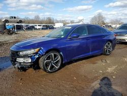 Honda Accord Sport salvage cars for sale: 2019 Honda Accord Sport