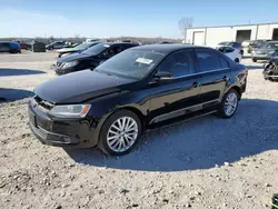 Salvage cars for sale at Kansas City, KS auction: 2012 Volkswagen Jetta SEL