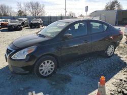 Salvage cars for sale from Copart Mebane, NC: 2018 Nissan Versa S