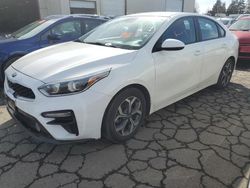Salvage cars for sale from Copart Woodburn, OR: 2021 KIA Forte FE