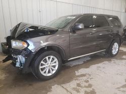 Salvage cars for sale at Franklin, WI auction: 2019 Dodge Durango SXT