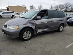 Honda Odyssey EX salvage cars for sale: 1999 Honda Odyssey EX