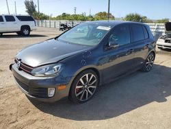 Vehiculos salvage en venta de Copart Miami, FL: 2014 Volkswagen GTI