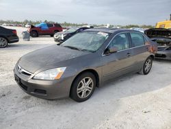 Salvage cars for sale from Copart Arcadia, FL: 2006 Honda Accord EX