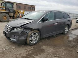 Salvage cars for sale at Kansas City, KS auction: 2012 Honda Odyssey Touring