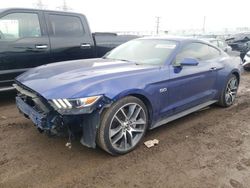 Salvage cars for sale at Elgin, IL auction: 2015 Ford Mustang GT