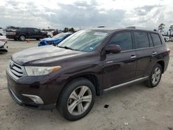 Toyota salvage cars for sale: 2013 Toyota Highlander Limited