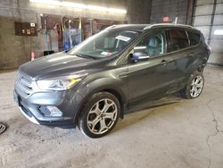 Salvage cars for sale from Copart Angola, NY: 2017 Ford Escape Titanium