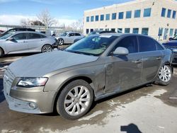 Salvage cars for sale from Copart Littleton, CO: 2009 Audi A4 Premium Plus