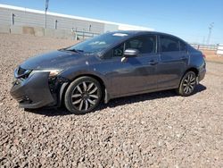 Salvage cars for sale from Copart Phoenix, AZ: 2015 Honda Civic EXL