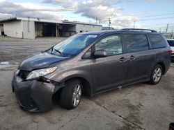 Toyota Sienna LE salvage cars for sale: 2020 Toyota Sienna LE