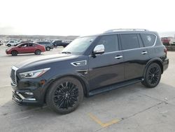 Salvage cars for sale at Grand Prairie, TX auction: 2020 Infiniti QX80 Luxe