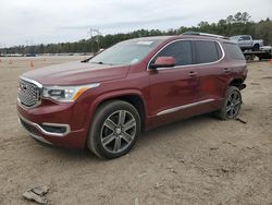 Salvage cars for sale from Copart Greenwell Springs, LA: 2017 GMC Acadia Denali