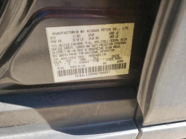 2004 Nissan Altima Base