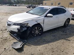 Salvage cars for sale at Ellenwood, GA auction: 2015 Acura TLX Tech