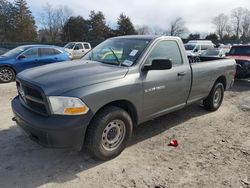 Salvage cars for sale from Copart Madisonville, TN: 2012 Dodge RAM 1500 ST
