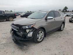 Salvage cars for sale from Copart Houston, TX: 2018 Chevrolet Equinox Premier