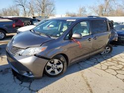 Toyota Sienna LE salvage cars for sale: 2015 Toyota Sienna LE