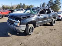 Salvage cars for sale from Copart Denver, CO: 2003 Chevrolet Avalanche K1500