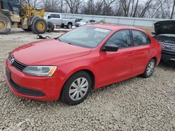 Salvage cars for sale from Copart Franklin, WI: 2012 Volkswagen Jetta Base