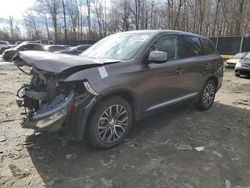 Mitsubishi Outlander salvage cars for sale: 2017 Mitsubishi Outlander SE