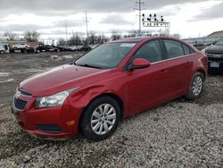 Salvage cars for sale from Copart Columbus, OH: 2011 Chevrolet Cruze LT