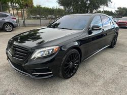 Flood-damaged cars for sale at auction: 2017 Mercedes-Benz S 550