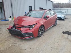 Toyota Corolla SE salvage cars for sale: 2020 Toyota Corolla SE