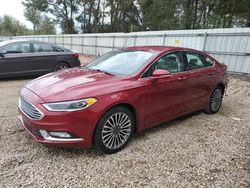 Salvage cars for sale from Copart Midway, FL: 2017 Ford Fusion SE