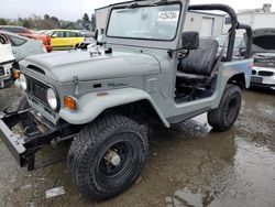 Salvage cars for sale at Vallejo, CA auction: 1974 Toyota Land Cruiser