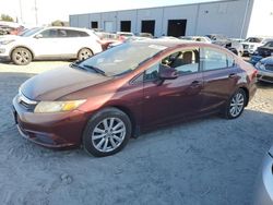 Carros salvage para piezas a la venta en subasta: 2012 Honda Civic EX