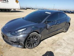 Salvage cars for sale at Sun Valley, CA auction: 2022 Tesla Model 3