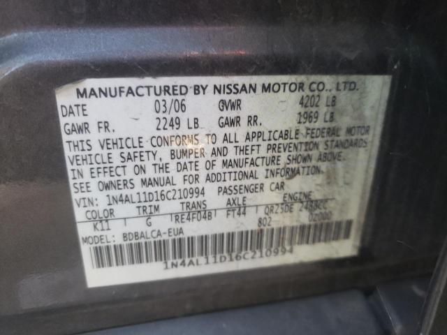 2006 Nissan Altima S